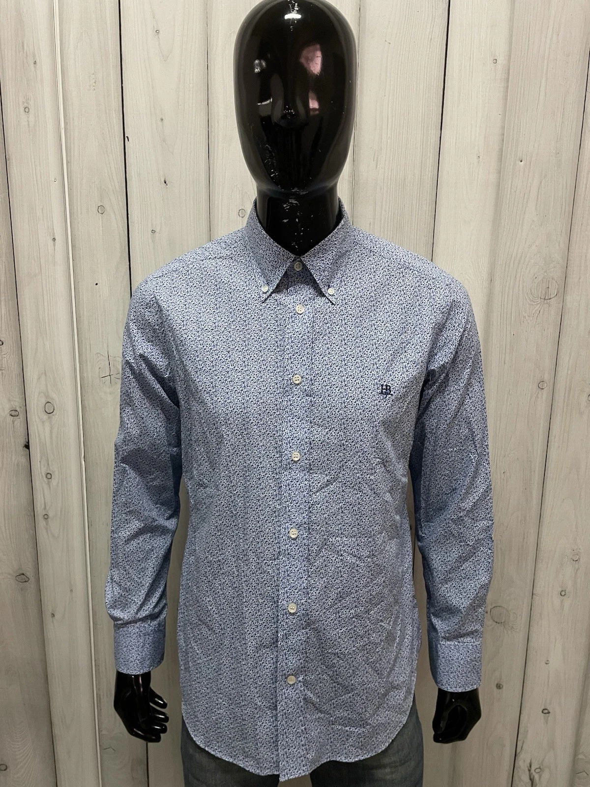 Harmont&Blaine Shirt XL / 54 IT Cotton Floral Pattern Men Logo