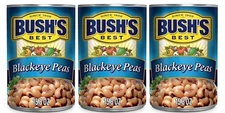 Bush's Best Blackeye Peas 3 Can Pack