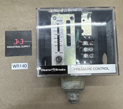 #ad NEW OLD STOCK Cleaver Brooks CB 817 00204 Pressure Control Range 5 150 PSI $350.00