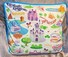 2011 Walt Disney World 40th Anniversary SHAG Magic Kingdom Pillow