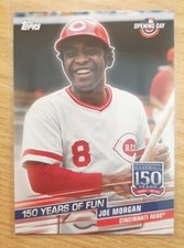 2019 TOPPS OPENING DAY 150 YEARS OF FUN JOE MORGAN #12 CINCINNATI REDS