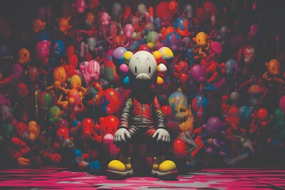 KAWS ARTISTIC CANVAS WALL ART READY TO HANG CP64
