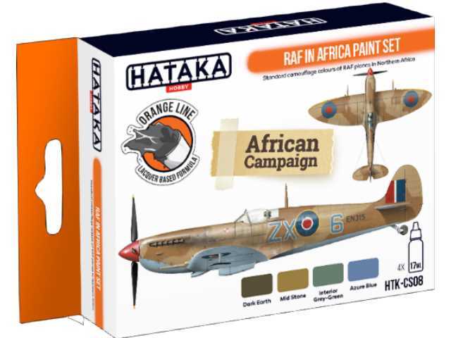 Hataka 17ml x4 CS08 Lacquer Paint Set - RAF in Africa