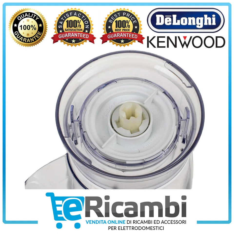 Bicchiere Frullatore + Lama 1,5 Lt Robot FPP22 FPP23 FDP30 Kenwood - KW714298 - Immagine 2 di 4