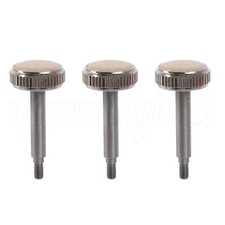 3 x Euphonium Buttons Brass with Nickel Plated for Euphonium Finger