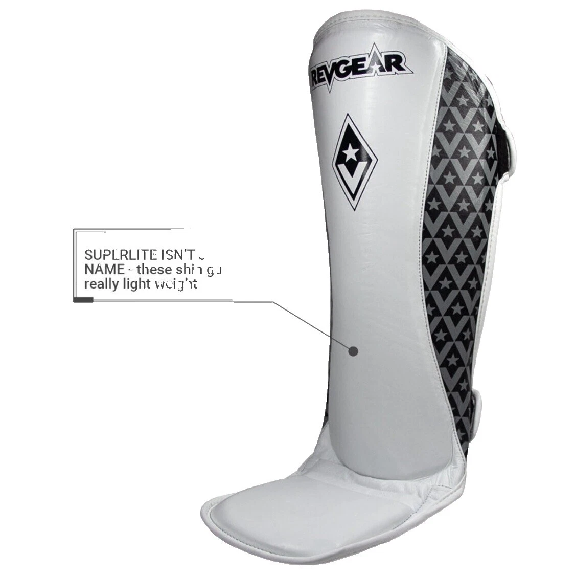 Revgear Blanco Equipo Protector de boxeo y MMA