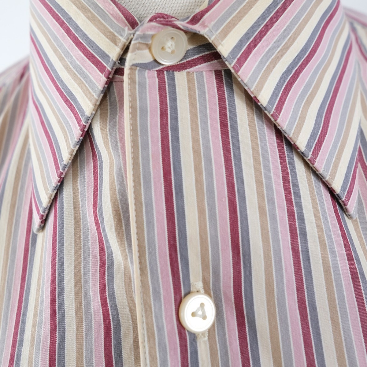 men's neutral button up