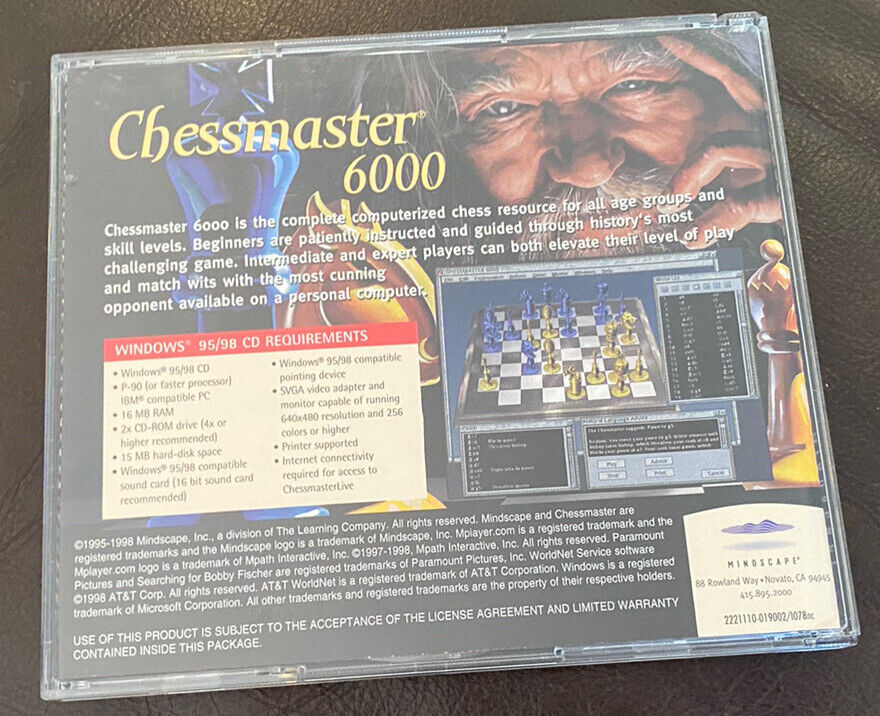 Chessmaster 6000 (PC, 1998) for sale online