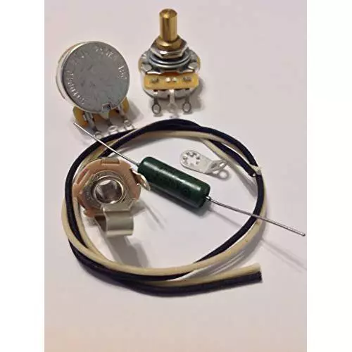 US Spec Wiring Harness Kit for P Bass CTS Pots .1uf Soviet Paper in Oil Cap