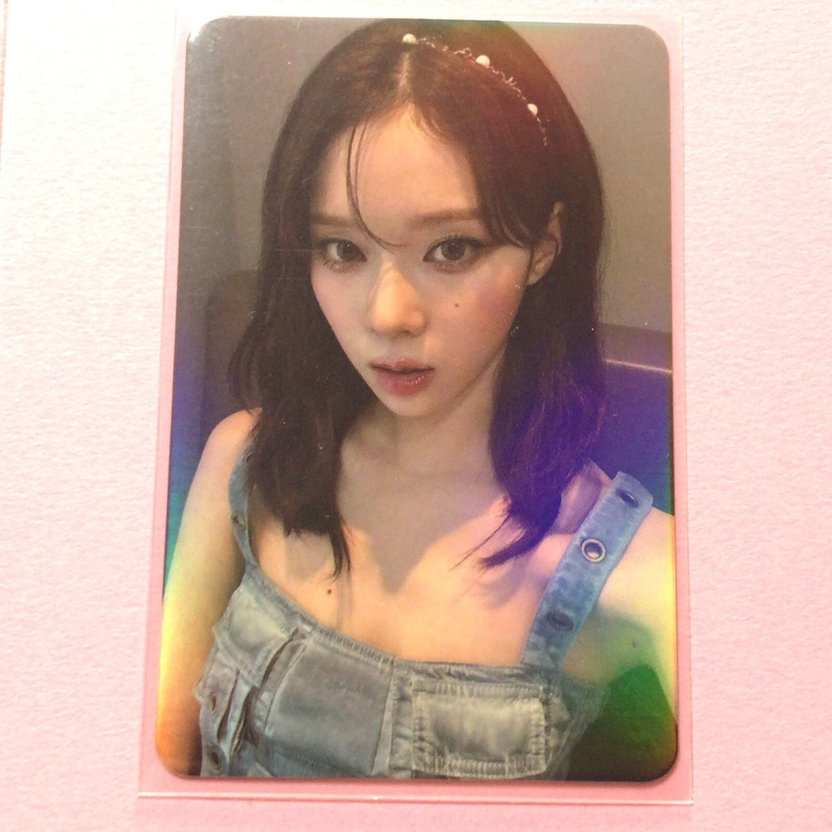 CALL ME WINTER Aespa TCG Denim top, headband, selfie Foil KPOP