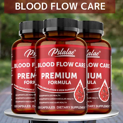 PSLALAE Blood Flow Care - with Hawthorn, Cayenne Pepper - Heart & Cardiovascular Health