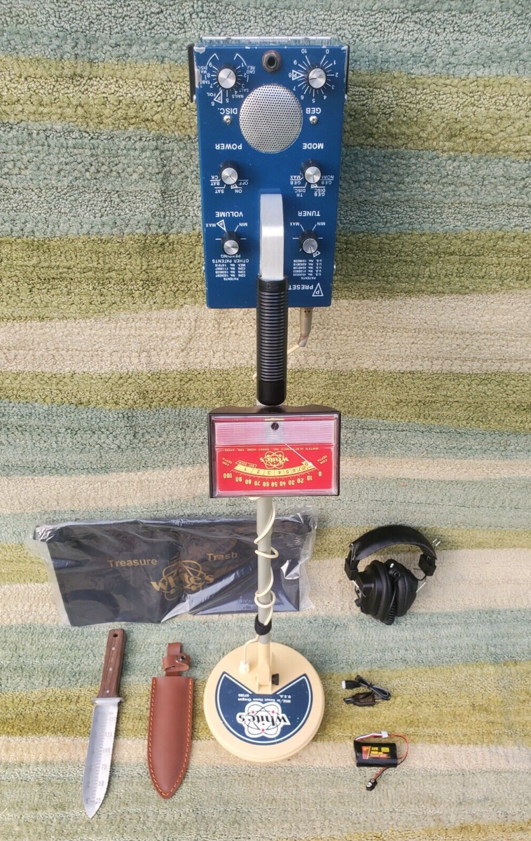 Whites COINMASTER 5500/D Series 3 Metal Detector headphones digger