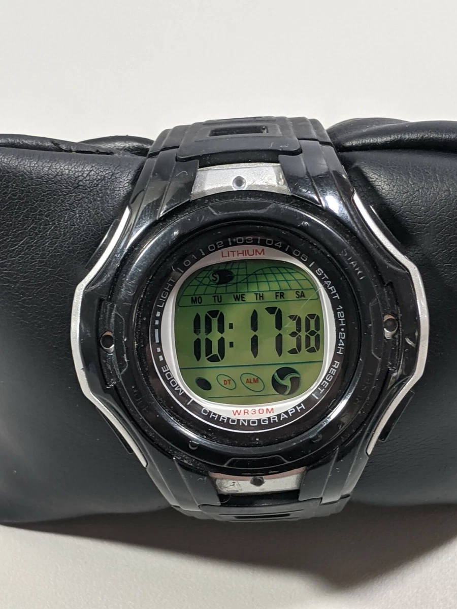 Bijoux Terner Sport Digital Chrono Alarm Day Date Light Up 12 Hr