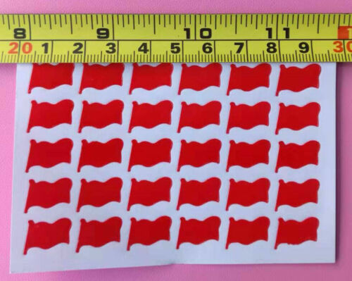 D8 Sticky paper Chinese gift Child sticker Child reward red flag red b iui ui  - Photo 1 sur 3