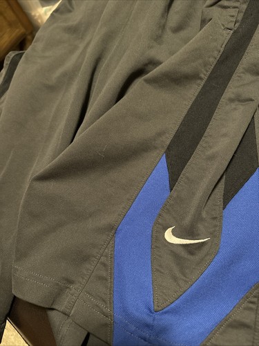 Pantaloncini basket Nike Dri-Fit ragazzo taglia L grigio e blu tasche elastico in vita - Foto 3 di 5