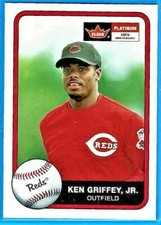 2001 FLEER/SKYBOX PLATINUM 20TH ANIVERSARY KEN GRIFFY JR  # 124