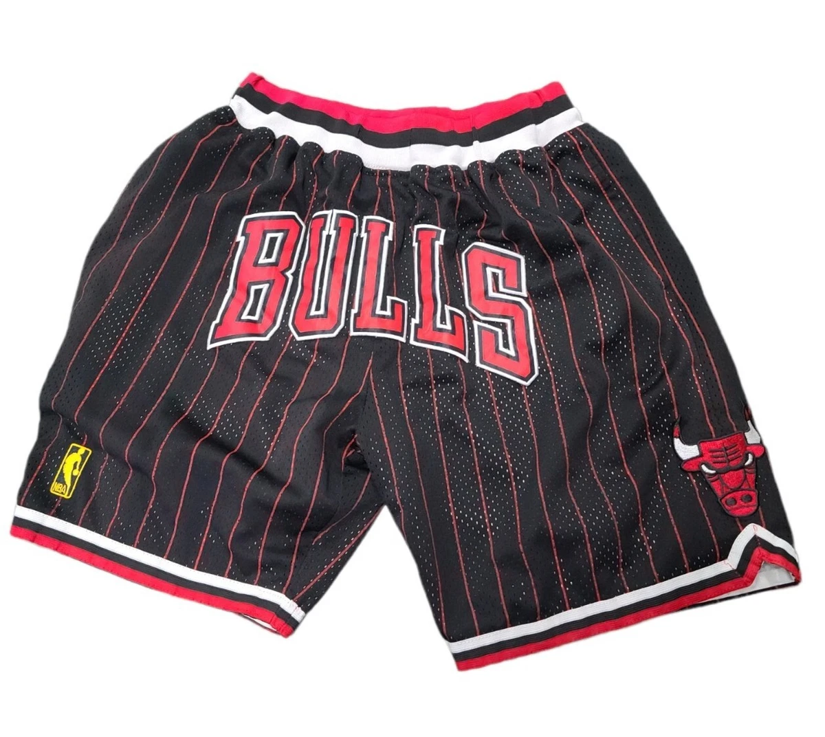 just don bulls shorts black