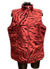 Vintage Tigi - Red Quilted Gillet. Size 18/20.