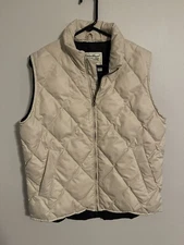 Eddie Bauer Goose Down Quilted Insulated Puffer Vest Jacket - Women's Small S