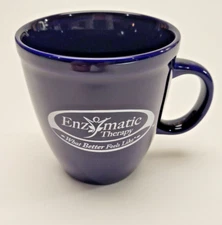 Enzymatic Therapy  Mug Dark Blue Pharmacy Drug Rep Promotion 16 oz.