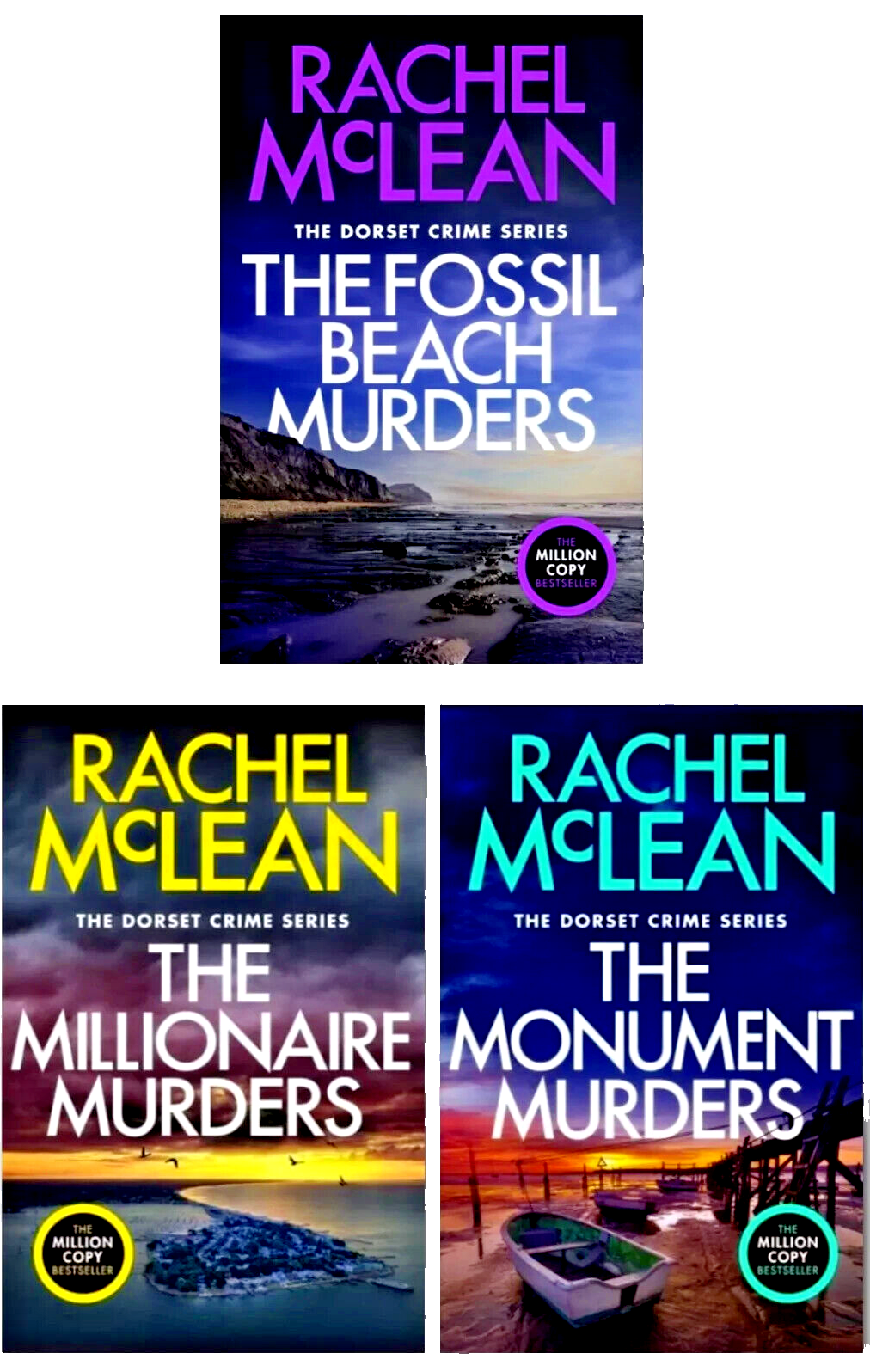 Rachel McLean Dorset Crime Books 4-6 Set NEW The Monument Murders +++