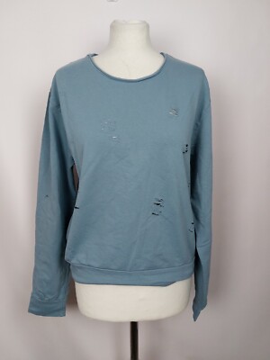 EK2257 Damen Pullover von Zauberstern, taubenblau, Gr. L