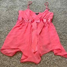 Fredericks of Hollywood Pink Nightie Lingerie Pink Medium