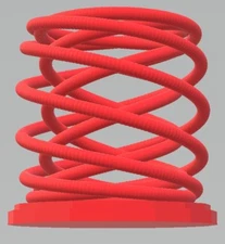 Torus Trefoil Gordian Knot Pen Holder Pencil Cup Math Mathematician Gift Desktop