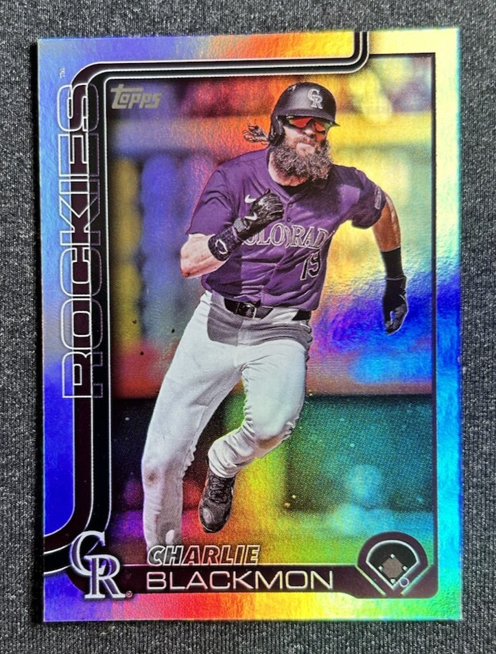 2025 Topps Series 1 Rainbow Foil - #311 Charlie Blackmon Rockies