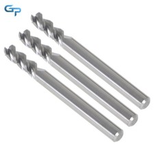 3Pieces 3/16" Carbide End Mill for Aluminum Alu-Power 3 Flute Regular Length