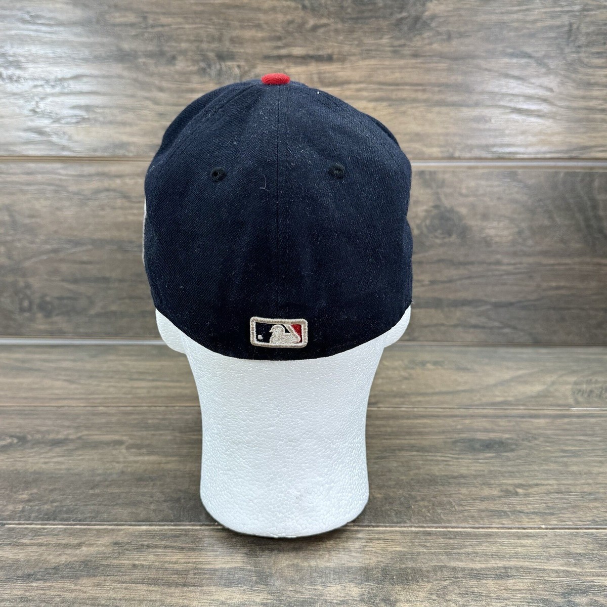 California Angels Hat Mens 7 Blue/Red MLB 50th Anniversary