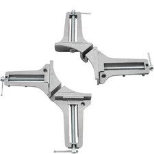 PONY 2-Piece 90 Degree Corner Clamp Set 3" Maximum Opening 200lbs Clamping Force