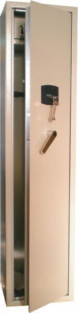 TORO GROUP - Armadio Portafucili 5 Posti Cassaforte Tesoretto cm 35X30X145H