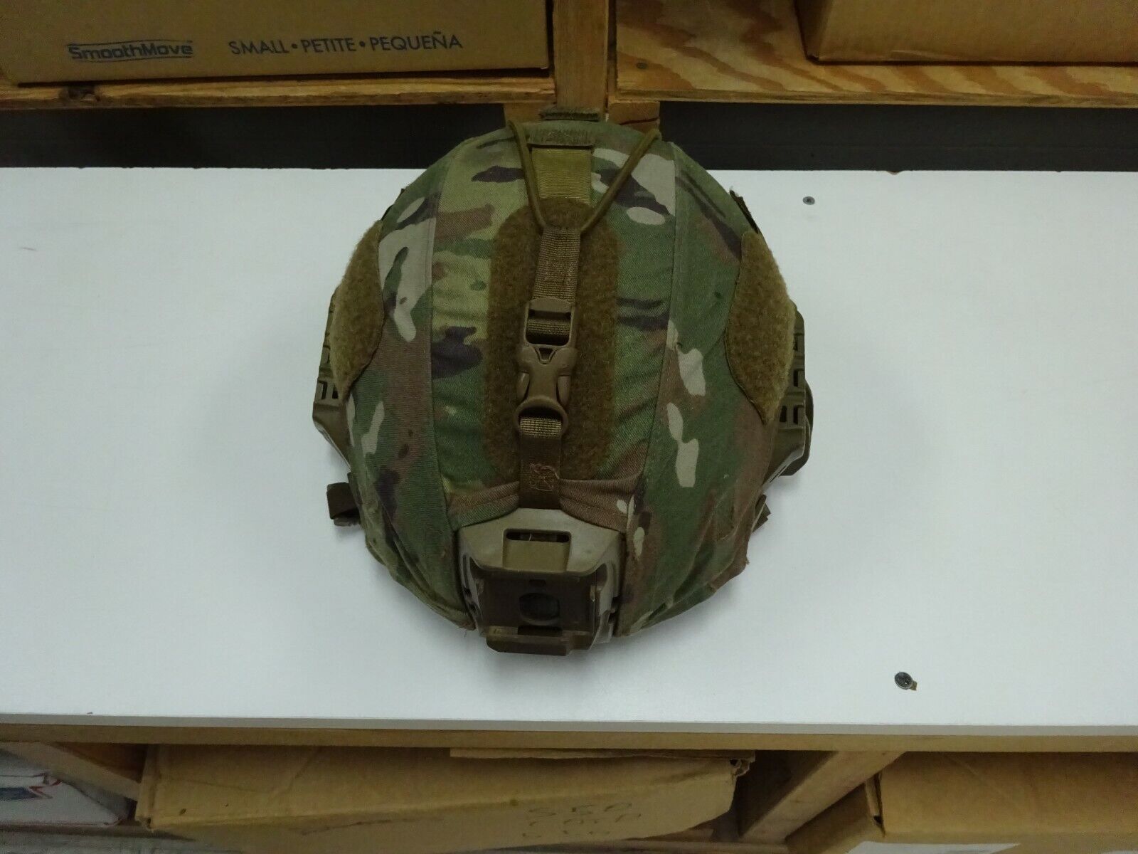 large Combat Used 3M Ceradyne IHPS Ballistic OCP Multicam Helmet F70 USArmy ECH
