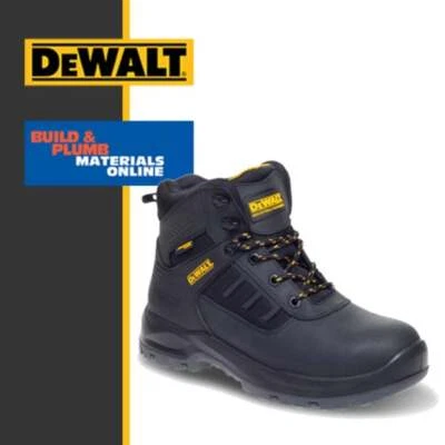 DeWalt DOUGLAS Waterproof Safety Boots Steel Toe Black Work SRC S3 - Image 1 of 2