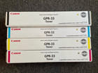 CANON GPR-33 TONER SET (#2792B003B/ #2796B003C/ #2800B003M/ #2804B003Y) 1 ea