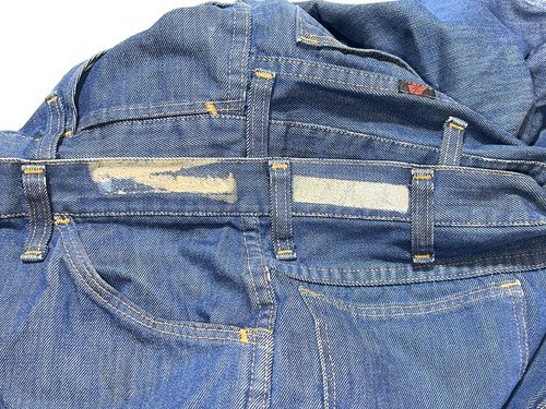 Pantalones de Trabajo Red Kap Jeans Para Hombre 38/28 Corte Bota Duradero Prensa Cremallera Lavado Med - Imagen 5 de 5