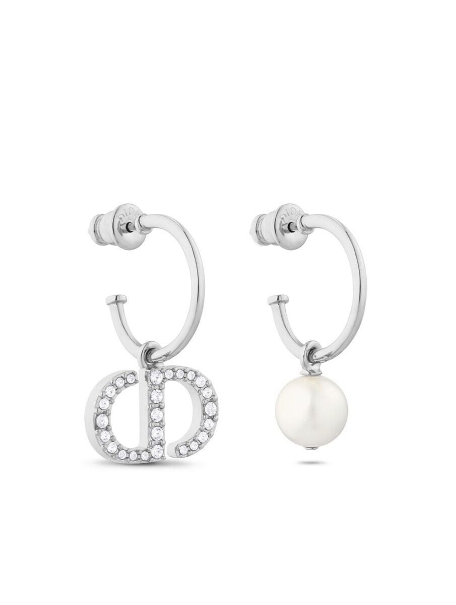 dior CD earrings authentic silver - image 1