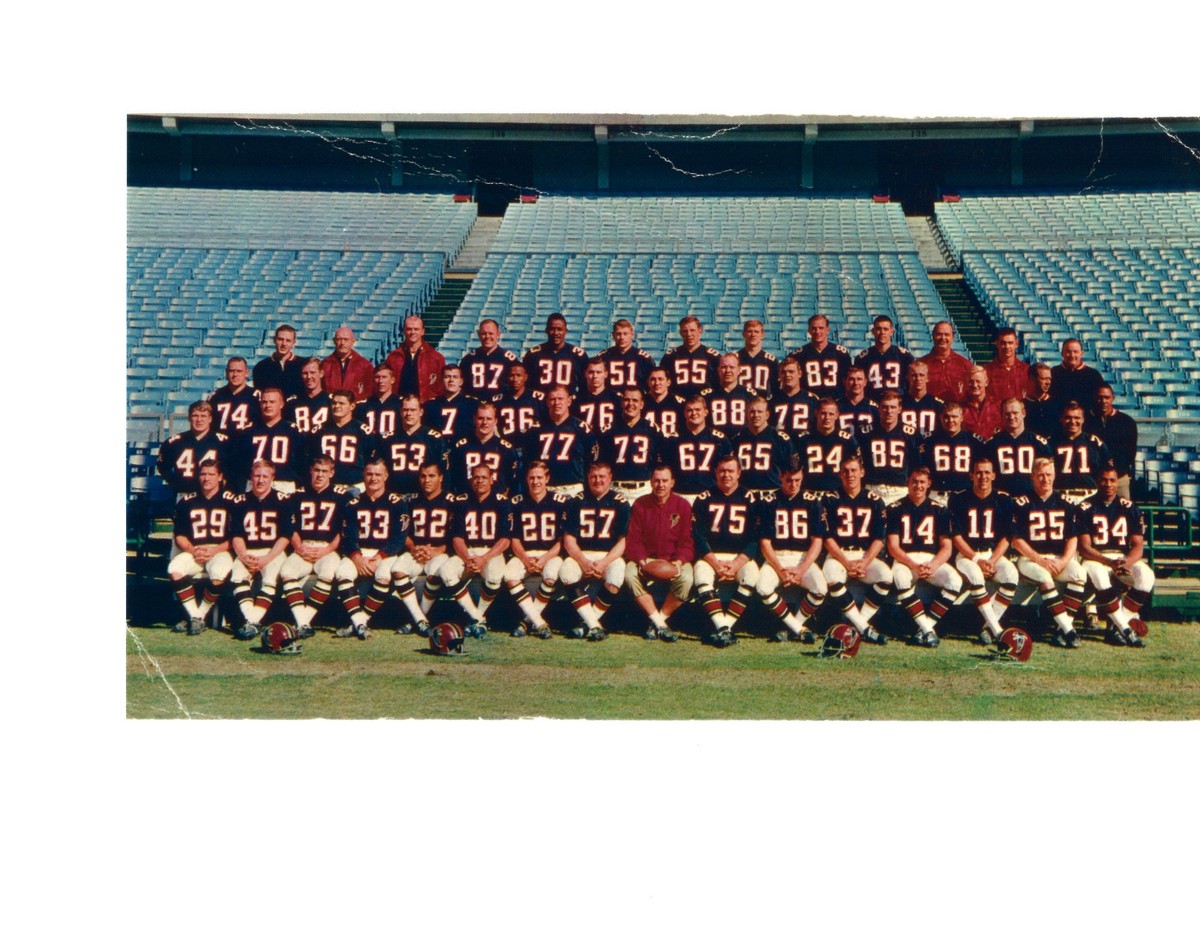 1966 ATLANTA FALCONS TEAM 8x10 PHOTO RARE 1ST YEAR PIC FOOTBALL NFL AFL - Main Image