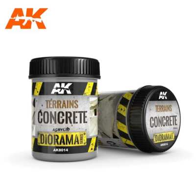 #ad AK Interactive Terrains Concrete 250ml Acrylic $15.99