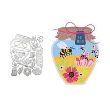 Honey Jar Metal Cutting Die for Scrapbooking Die Cuts for Card Making Metal S...