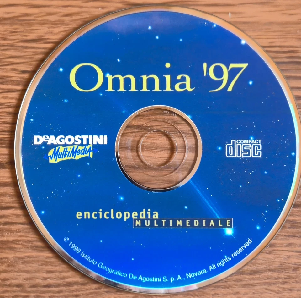 OMNIA '97 CD ROM-Licenza d'uso numerata. Per PC.Big Box.Perfetto, da collezione. - Immagine 4 di 4