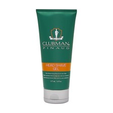  CLUBMAN PINAUD HEAD SHAVE GEL 6OZ BARBER SALON MOISTURIZING FOR SCALP