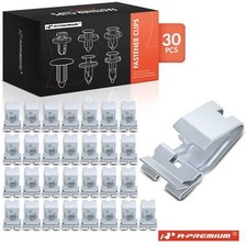 A-premium 30pcs Zinc Organic Radiator Grille Retainer Clips For Chevy 94-07 Gmc