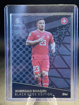 Xherdan Shaqiri Black Edge Edition Match Attax EURO 2024 EURO 24 # BE 9
