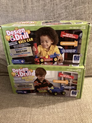 2 Learning Resources Design und Drill Power Play Rennwagen und Monstertruck