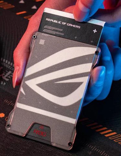 ASUS ROG Business Work ID Card Badge Holder Vertical Metal Case With Neck Strap - Picture 9 of 12