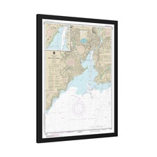 New Haven Harbor Connecticut Nautical Chart S...