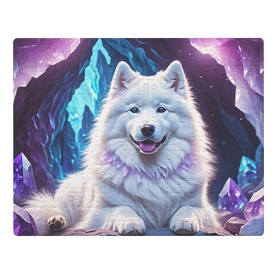 'Crystal Cave Samoyed' Jigsaw Puzzles (JI064574)