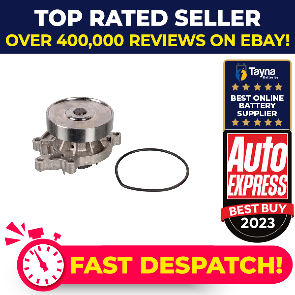 Water Pump fits MINI COUNTRYMAN ONE R60 1.6D 10 to 16 N47C16A Coolant Febi New